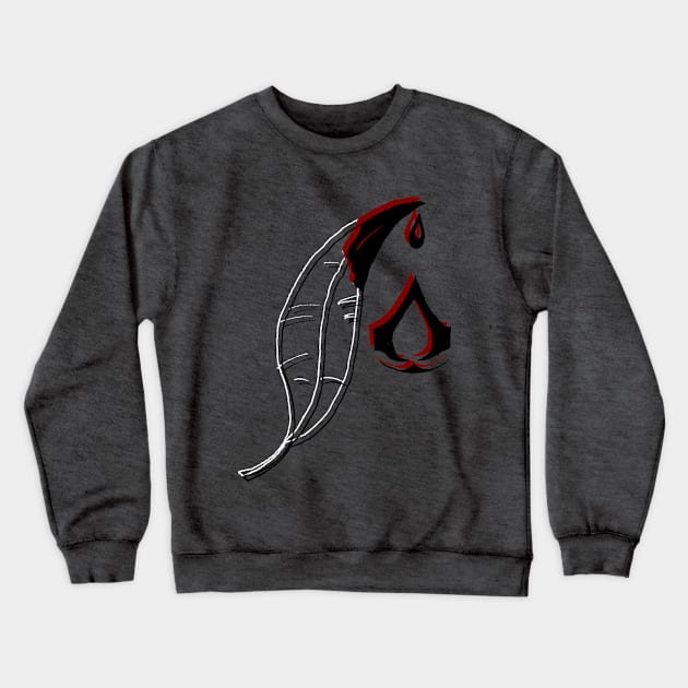 a feather for Ezio Crewneck Sweatshirt by Dbaudrillier